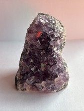 Amethyst Crystal Cluster On