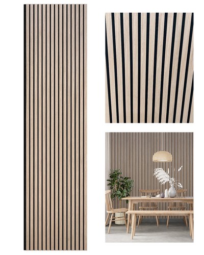 Wood slat acoustic wall - wood,
