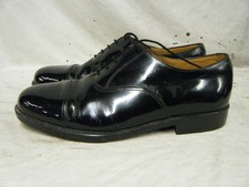 Mens Black Leather Parade