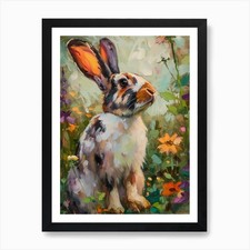 English Spot Rabbit Painting 1