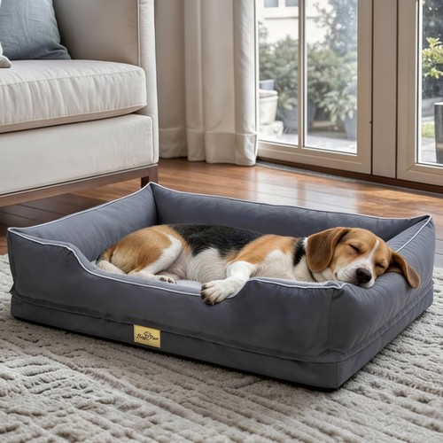 Large orthopedic dog bed soft - orthopedic,
