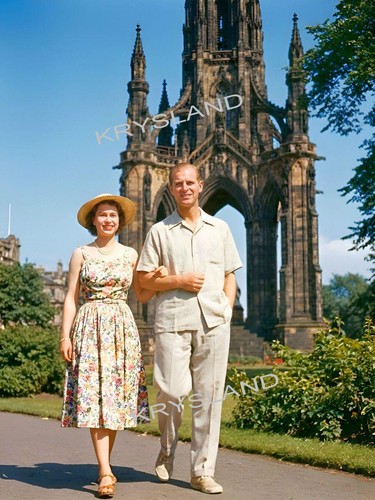 Queen elizabeth and - ,