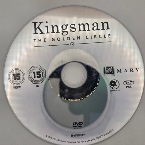 Kingsman the golden circle dvd - golden,