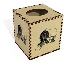 Square 'Romany Caravan' Wooden