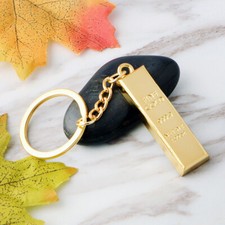 1Pc Creative Car Keyring Gold