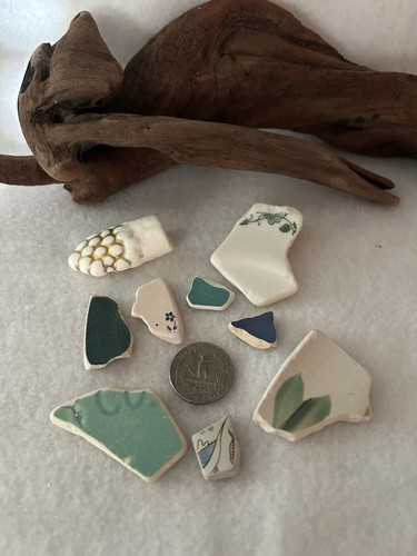Sea tumbled aqua - tumbled, blues
