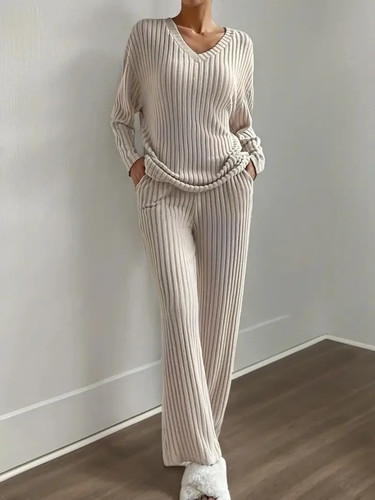 Women coffee knit piece - coffee,