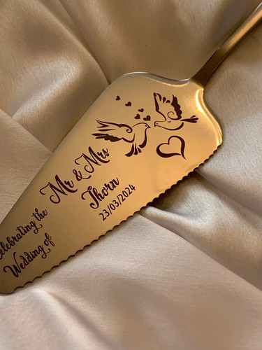 Wedding engagement cake slicer - wedding/engagement,