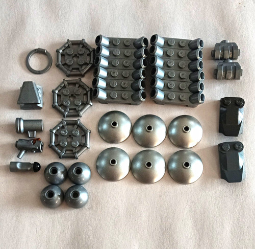 Lego manifold silver discs - silver,