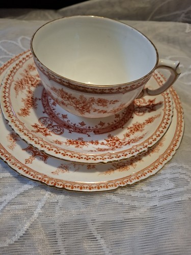 Antiques crown derby red - antiques,