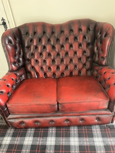 Vintage oxblood leather - vintage, queen