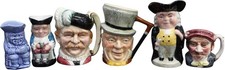 Collection Of 6 Character Jugs