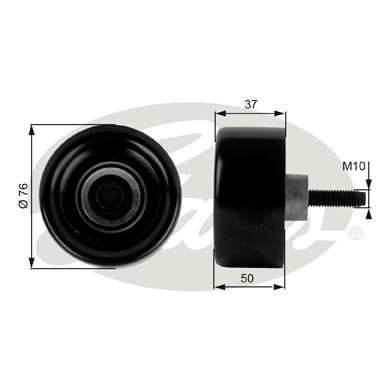 New deflection guide pulley - new, deflection/guide