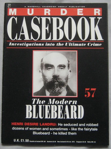 Murder casebook magazine issue - murder,