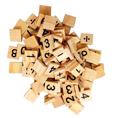 100 wooden number - 100, tile