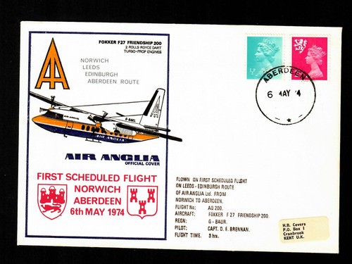 Air anglia cover first - anglia,,
