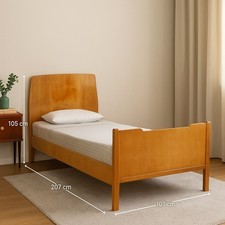 Vintage Single Bed Ash