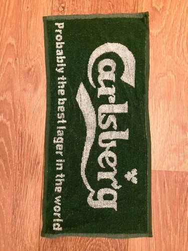 Carlsberg lager beer bar towel - carlsberg,