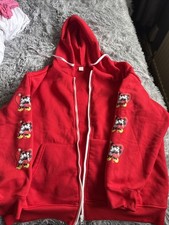 Beautiful Red Zip Up Hoodie