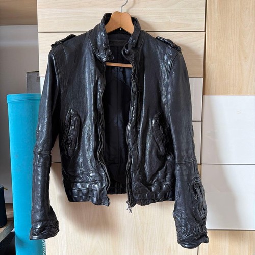 Neil barrett black leather - neil,