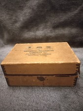 Antique empty cardboard box