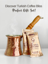 Hand-Hammered Copper Coffee