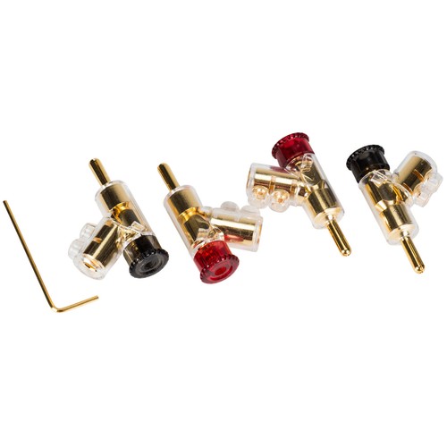 Stacking banana plug with - stacking,