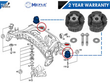 FOR MERCEDES E CLASS W210 S210 REAR AXLE SUBFRAME HUB BUSH BUSHING SALOON ESTATE
