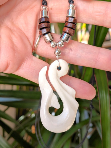 Mens necklace maori pendant - maori, +