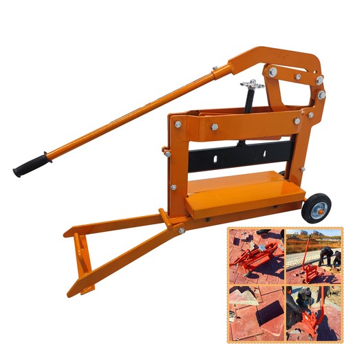 Orange paving tool block - tool,
