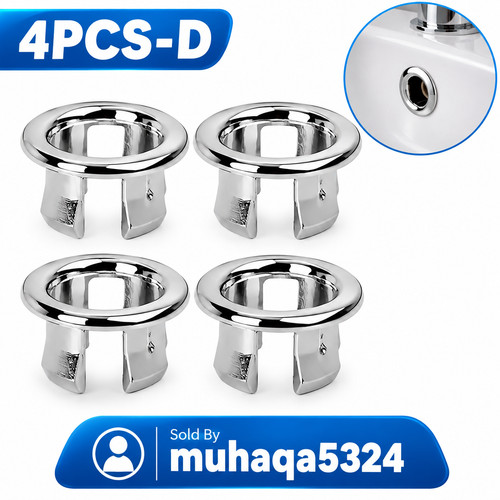 4pcs chrome sink overflow - chrome,