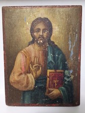Antique Handpainted icon on