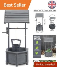 Charming Wooden Wishing Well