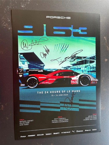 Signed official porsche penske - official,