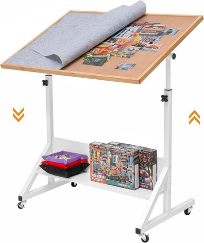 Jigsaw puzzle table - table,