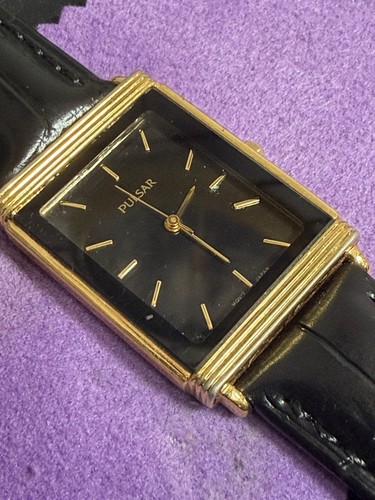 Pulsar tank quartz watch new - pulsar,