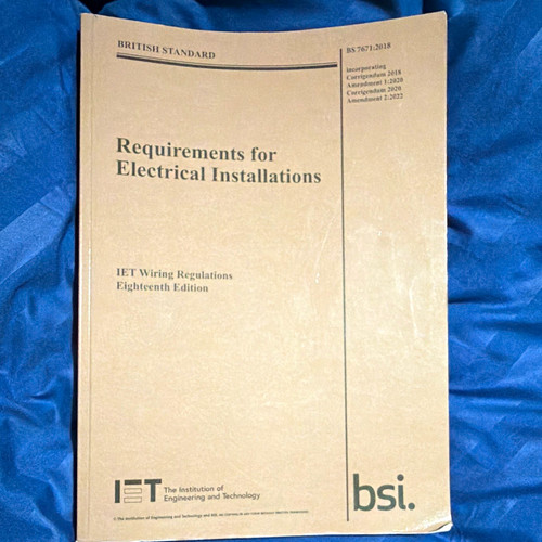 Iet wiring regulations - iet,