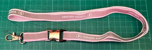 Turkish airlines lanyard white - airlines,