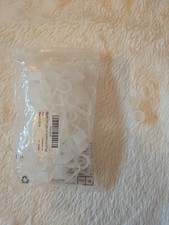 Vikido Mini Plastic Gutter Hooks White 33 Pack