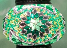 Turkish Moroccan Mosaic Table Floor Lamp Glass Shade Replacement Glass Only
