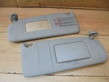 RENAULT CLIO 1998-2005 CAMPUS 2006-2009 PAIR OF GREY SUN VISORS WITH 2 MIRRORS 