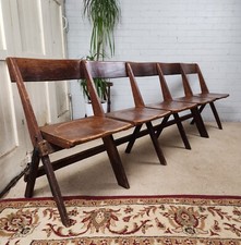 Antique folding theatre - antique, seats
