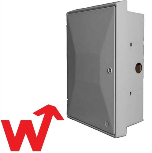 Recessed electric meter box - recessed,