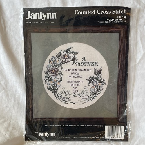 Janlynn cross stitch kit hold - janlynn,