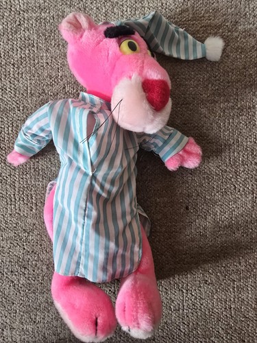 Vintage pink panther plush - pink,