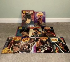 Dr Doctor Who 9 Hardback Annuals Classic Dr Who Bulk Lot Collection Lot