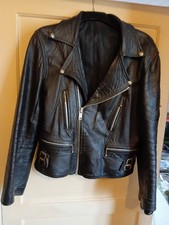 Mens Retro  Leather  Bikers