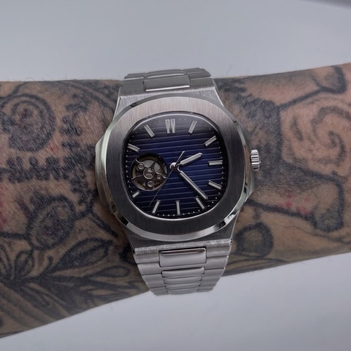 Custom mod 41mm watch navy - custom,