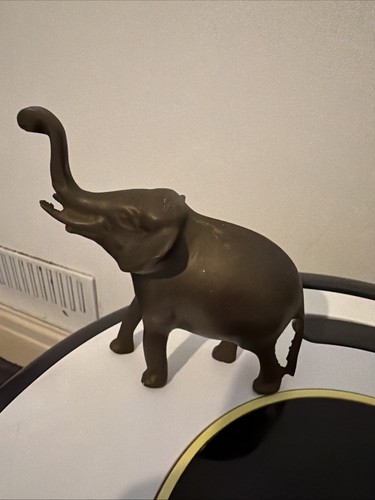 Brass elephant inches tall - brass,