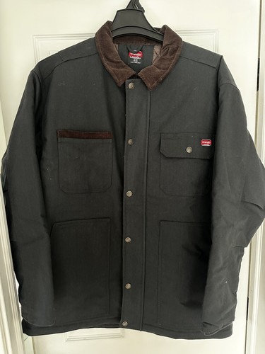 Men black wrangler jacket xl - men's,
